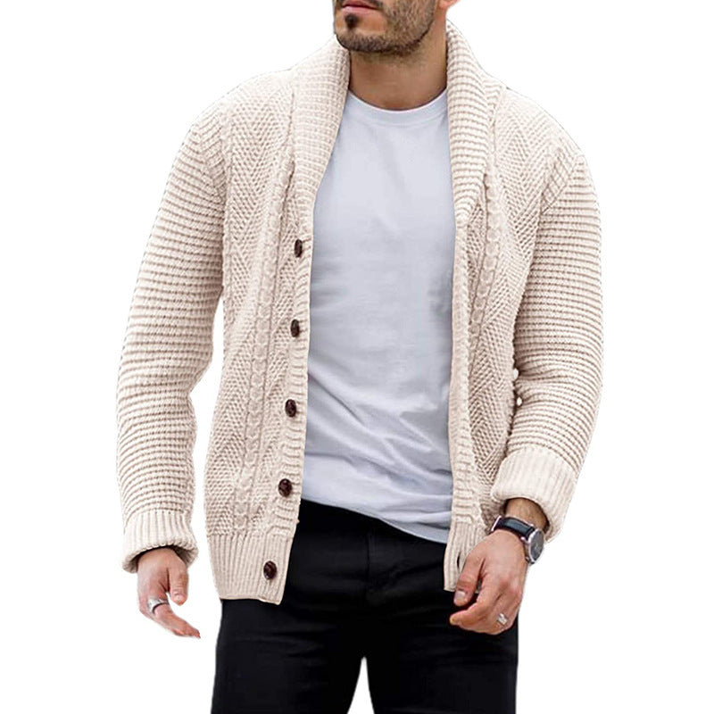 Men's Cardigan Single Breasted Sweater