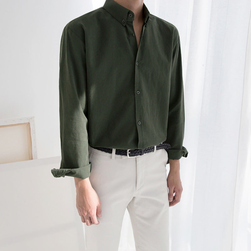 Men's Autumn Casual Long-sleeved Shirt